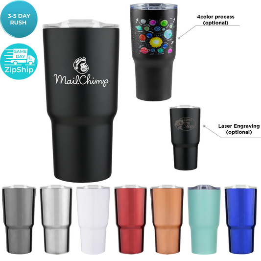 Black 20 Oz Chimp Double Wall Stainless Vacuum Tumbler
