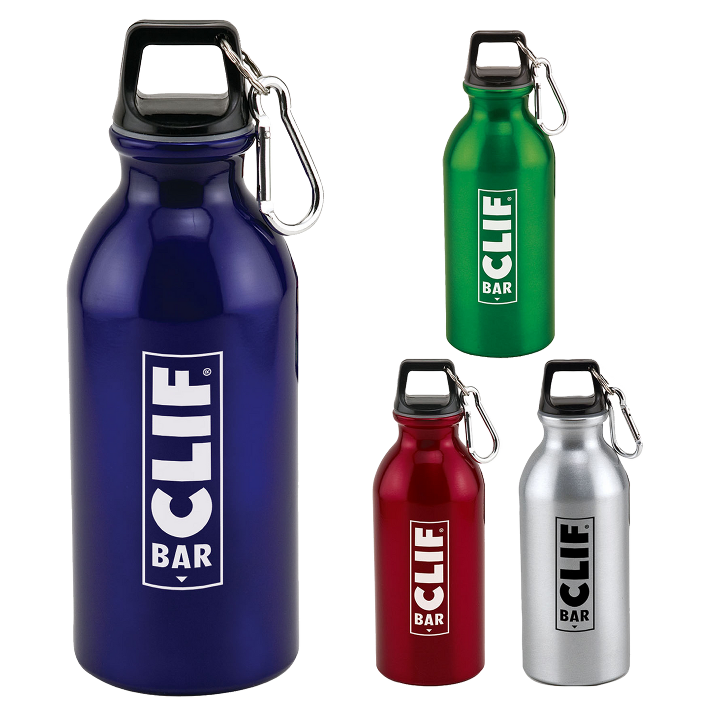 Blue 20 Oz Wide Mouth Aluminum Water Bottle