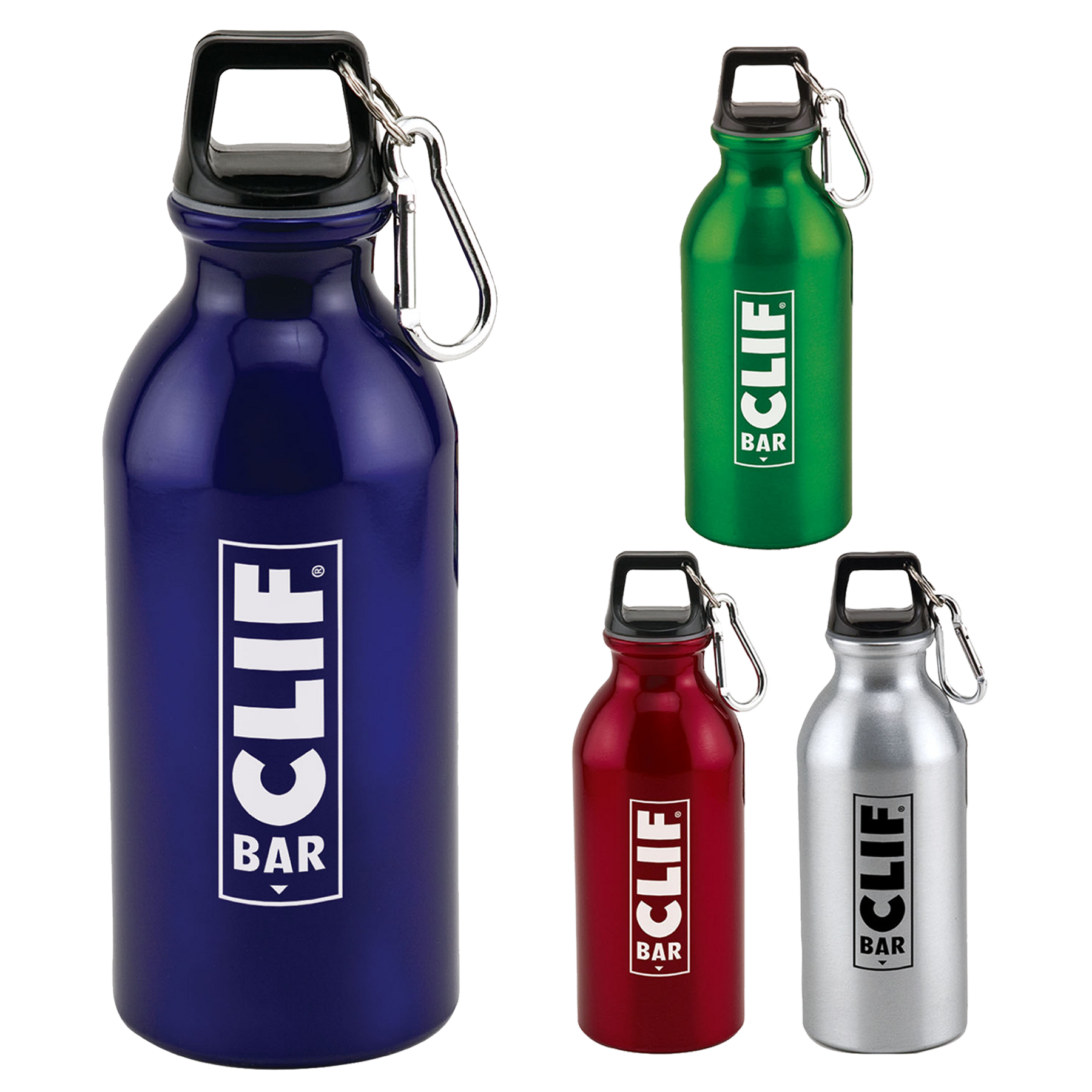 Blue 20 Oz Wide Mouth Aluminum Water Bottle