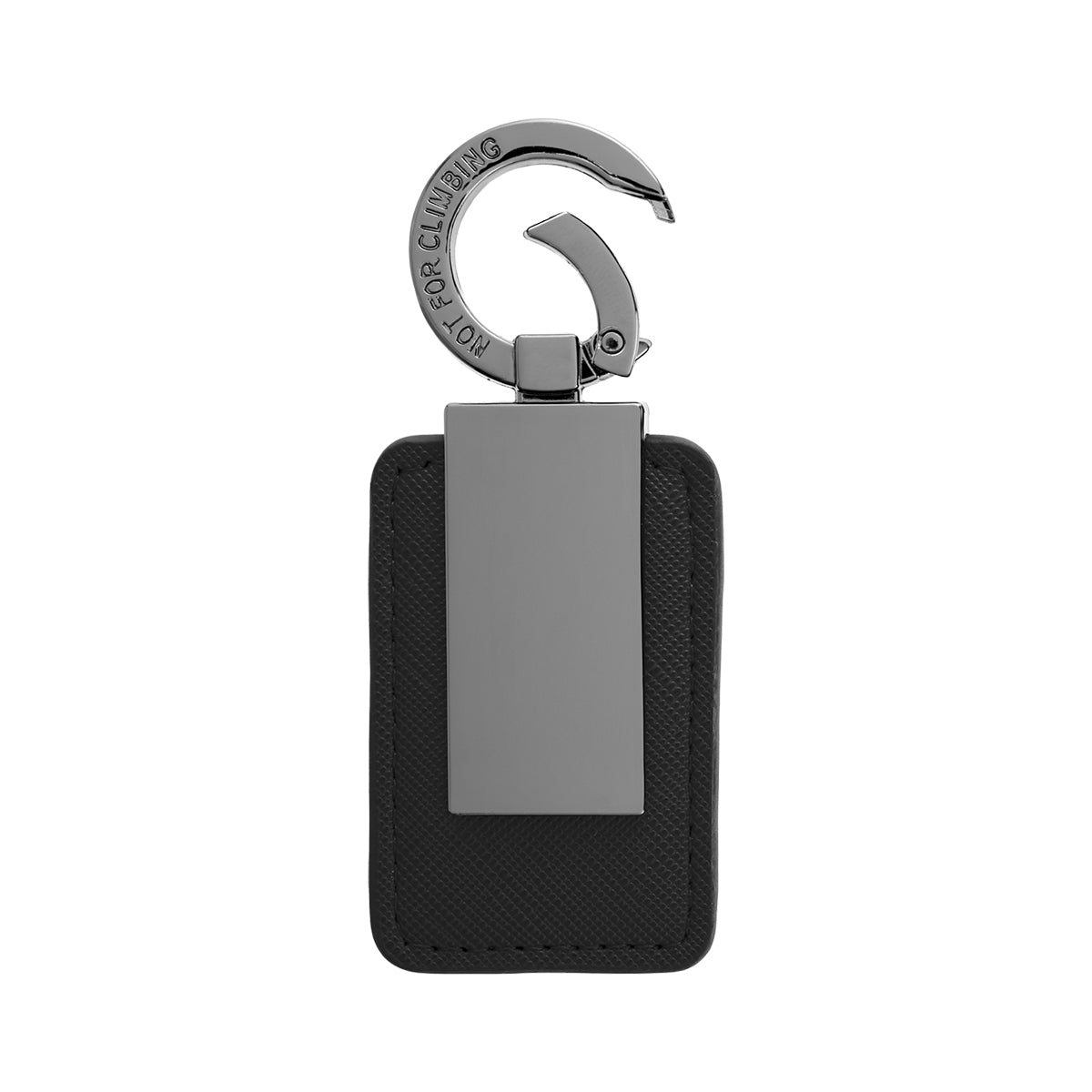 Leatherette Carabiner Clip Key Tag