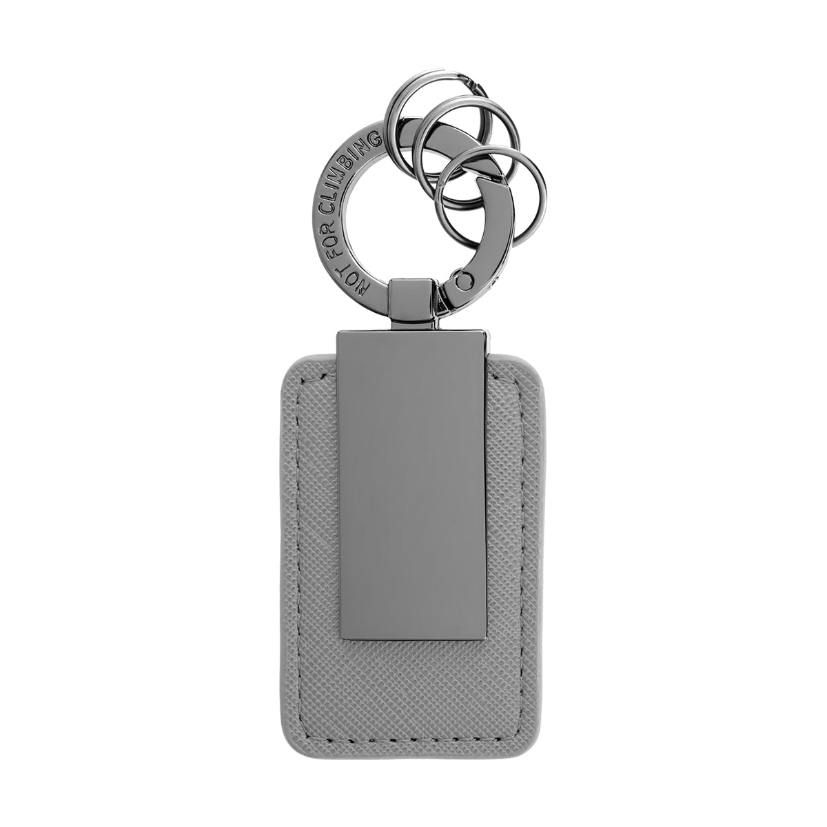 Leatherette Carabiner Clip Key Tag