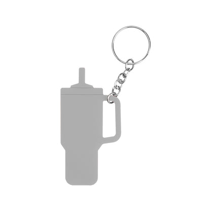 Intrepid Tumbler Shaped Silicone Key Ring