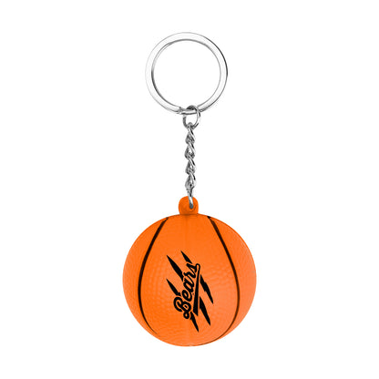 Basketball Stress Reliever Keychain