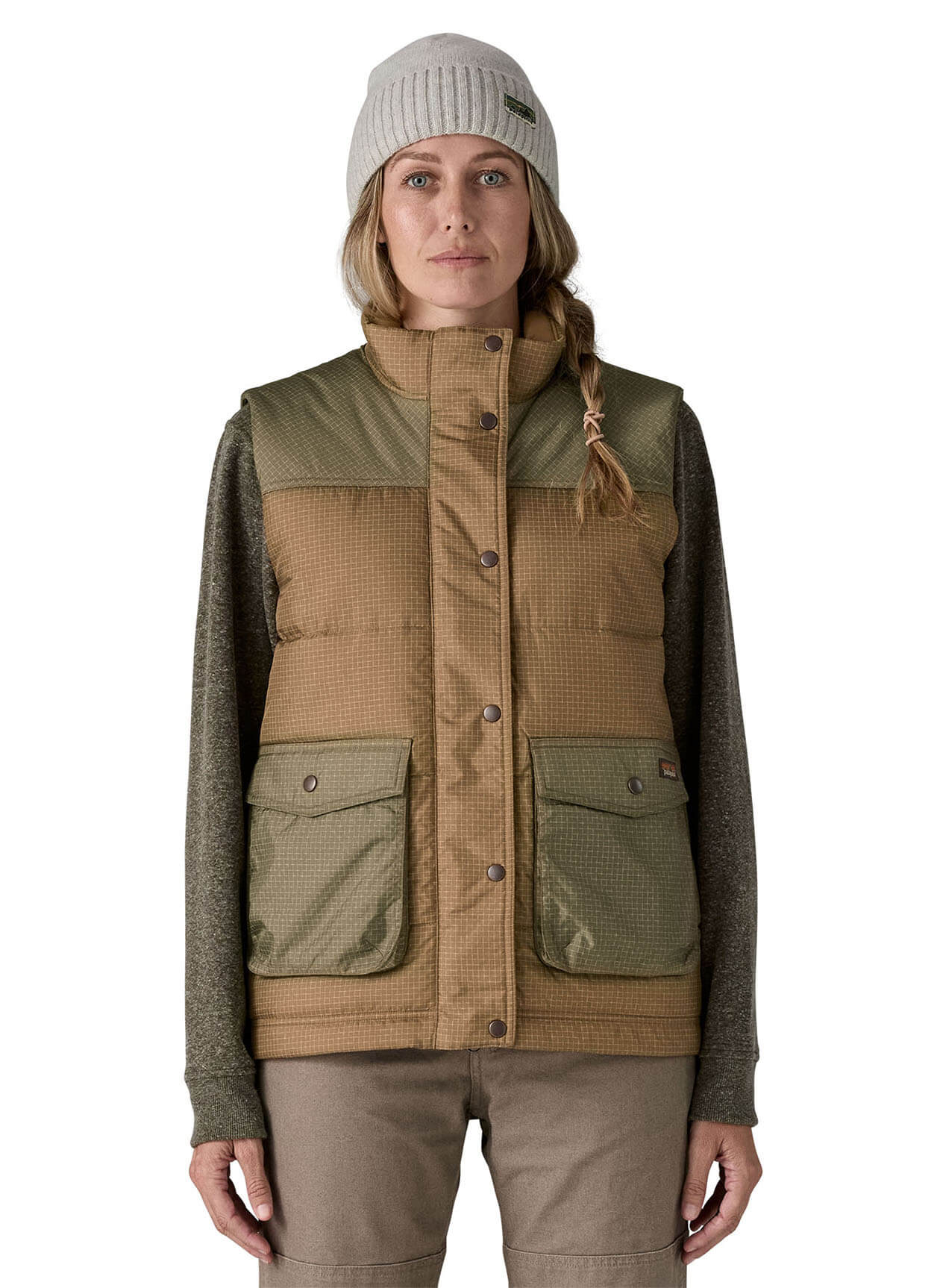 Patagonia Women's Steel Forge Vest - Coriander Brown - SM