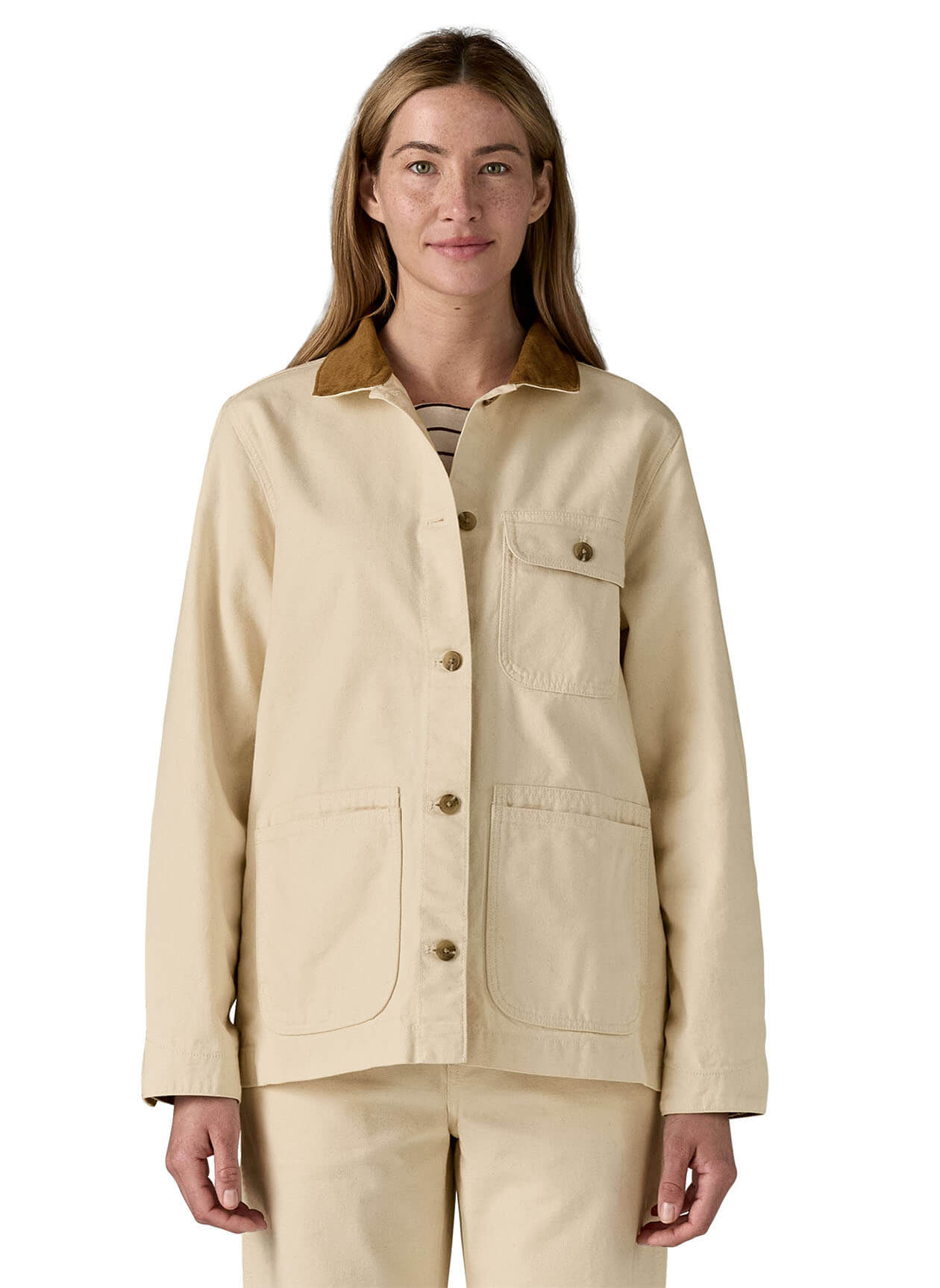 Patagonia Women's Point Reyes Canvas Coat - Undyed Natural - XXS