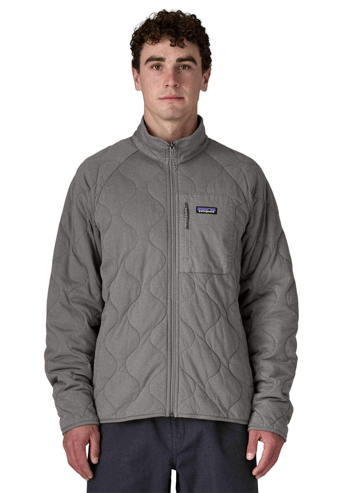 Patagonia Men's Daily Quilted Jacket - Noble Grey - XS