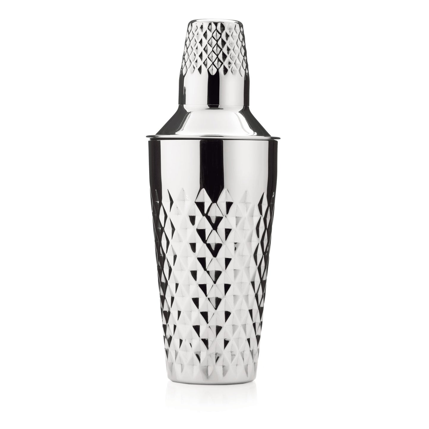 Viski® Stainless Steel Faceted Cocktail Shaker