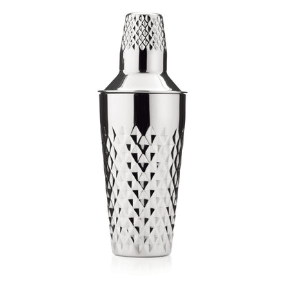 Viski® Stainless Steel Faceted Cocktail Shaker