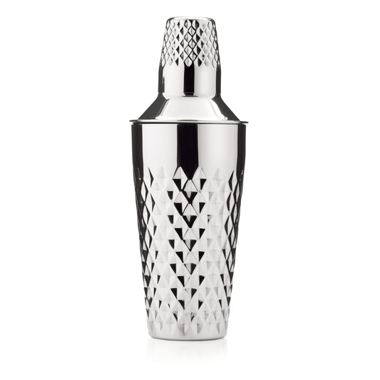 Viski® Stainless Steel Faceted Cocktail Shaker