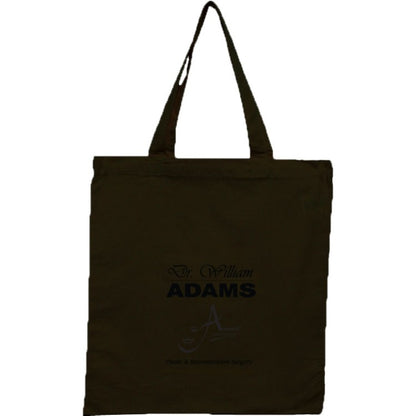 Black Canvas Jumbo Shopper Bag