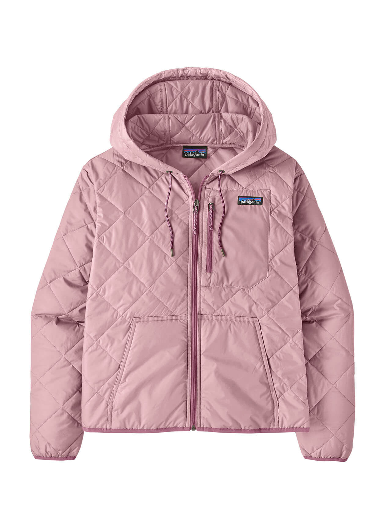 Patagonia Women's Diamond Quilted Bomber Hoody - Black - XXS