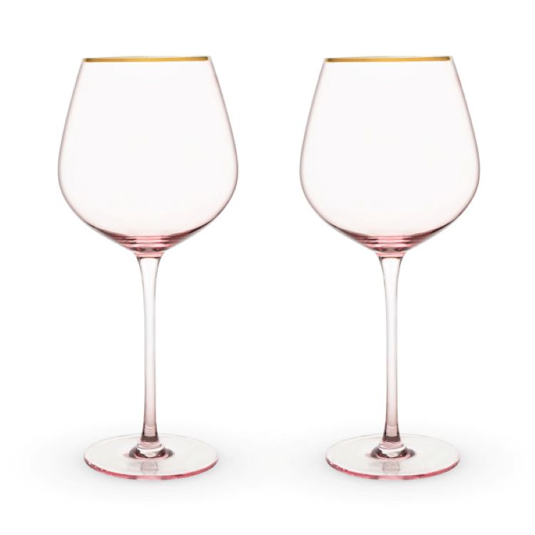 Twine Living® Rose Crystal Red Wine Glass
