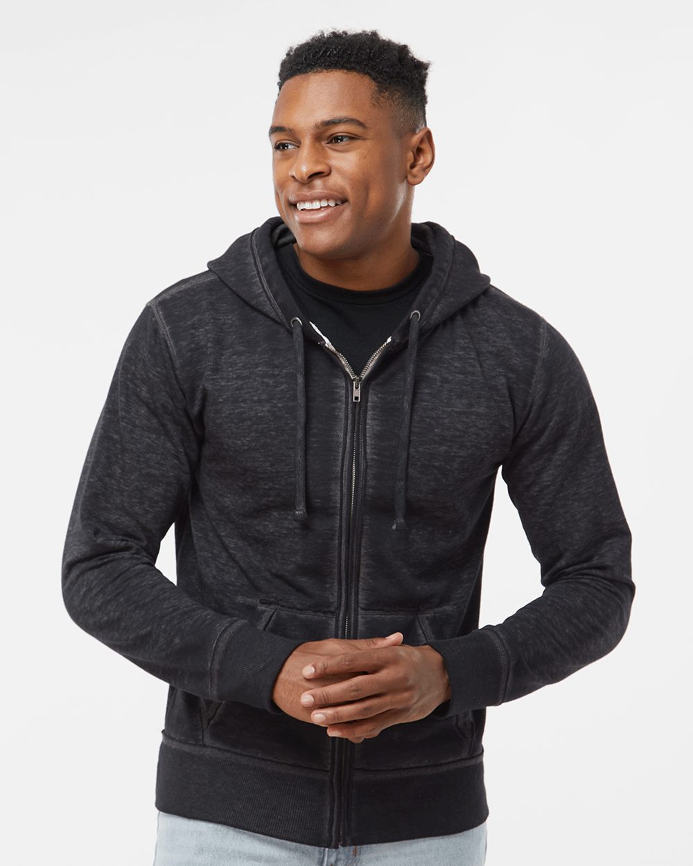 Men's Vintage Zen Fleece Full-Zip Hooded Sweatshirt - 8916