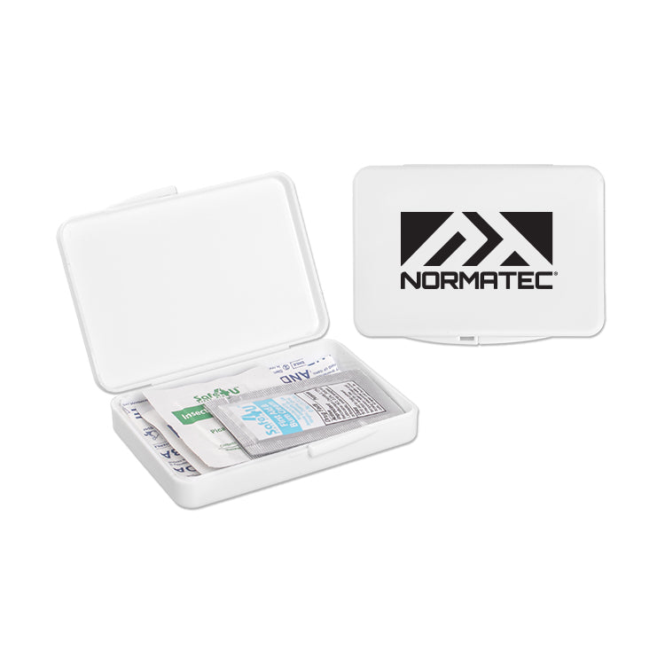 First Aid in Plastic Container