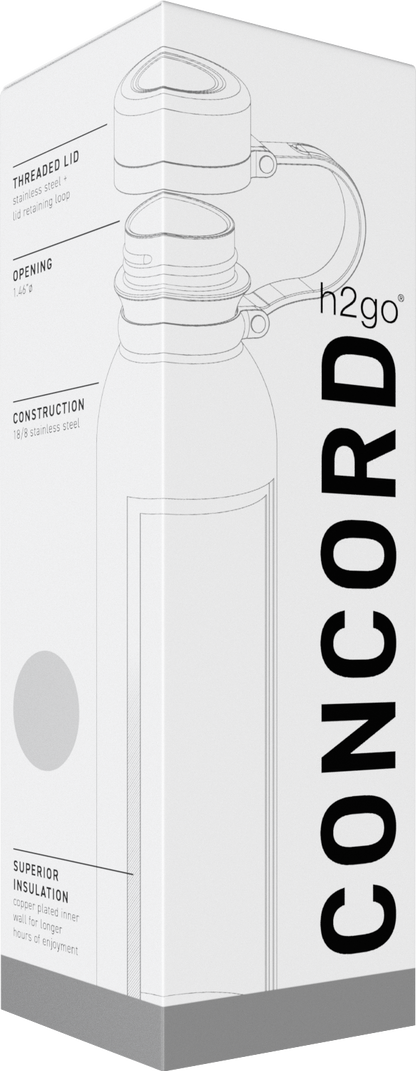 matte black 20.9 oz h2go concord