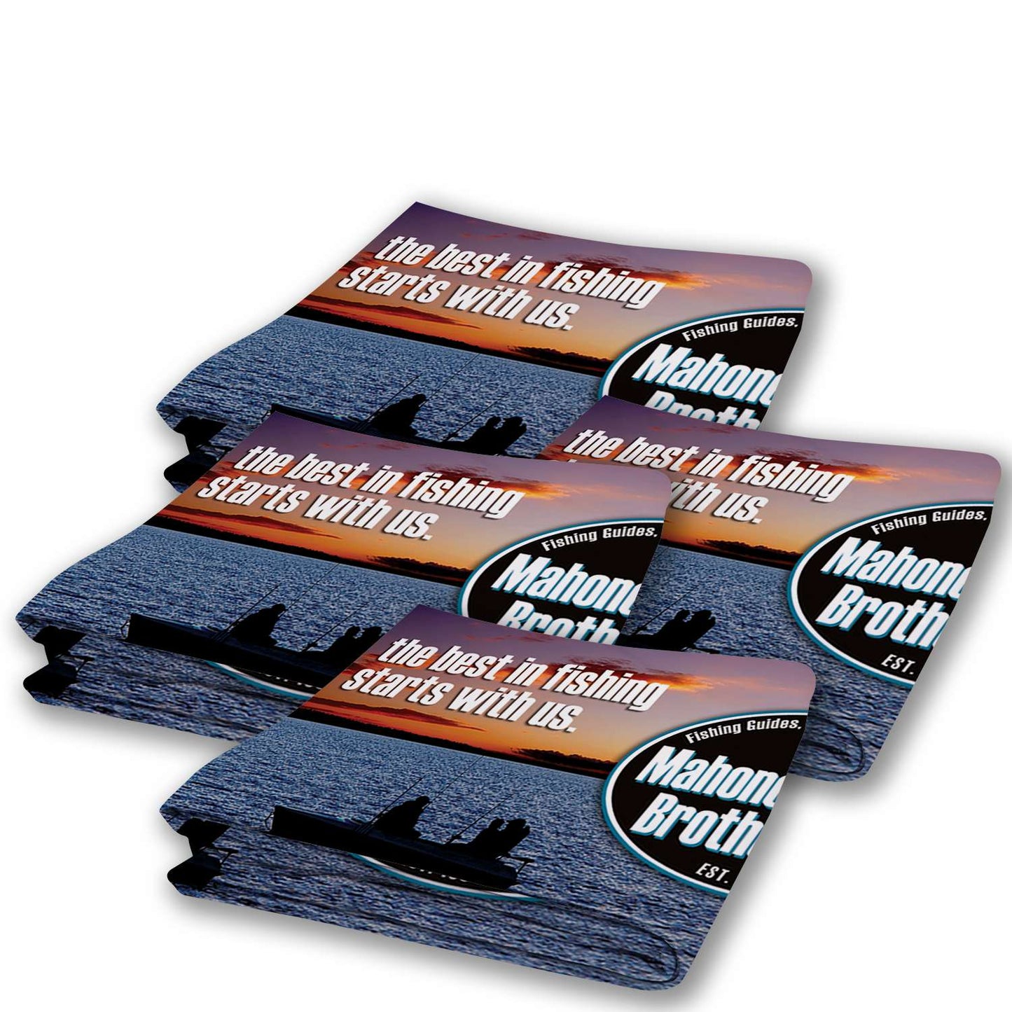 4' Four-Sided Hanging Banner Replacement Banners (Set of Four)