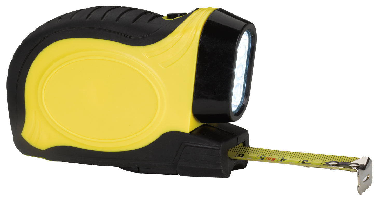 Tape Measure with LED Flashlight