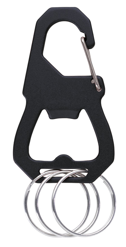 3 Keyring Carabiner with Bottle Opener
