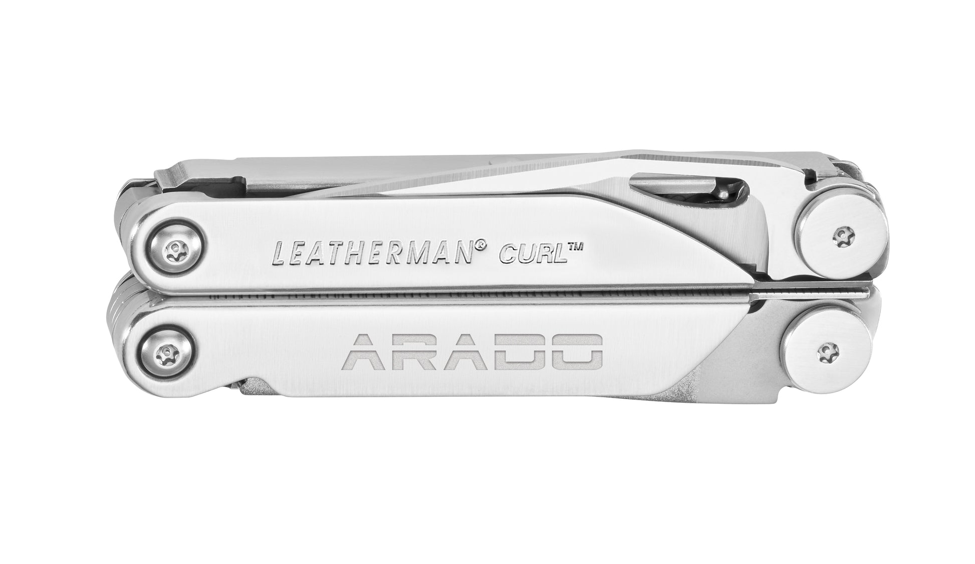 Front View of Silver Leatherman® CURL™