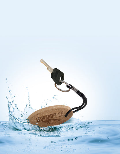 Buoy Oval Cork Keychain