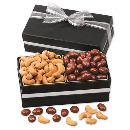 Double Delights with Chocolate Almonds and Fancy Cashews