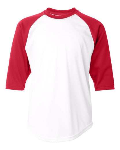 Youth B-Core Three-Quarter Sleeve Baseball T-Shirt - 2133