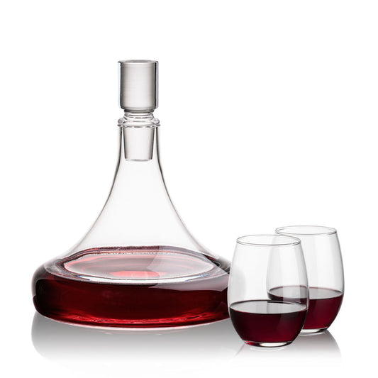 Ashby Decanter & Stanford Stemless Wine