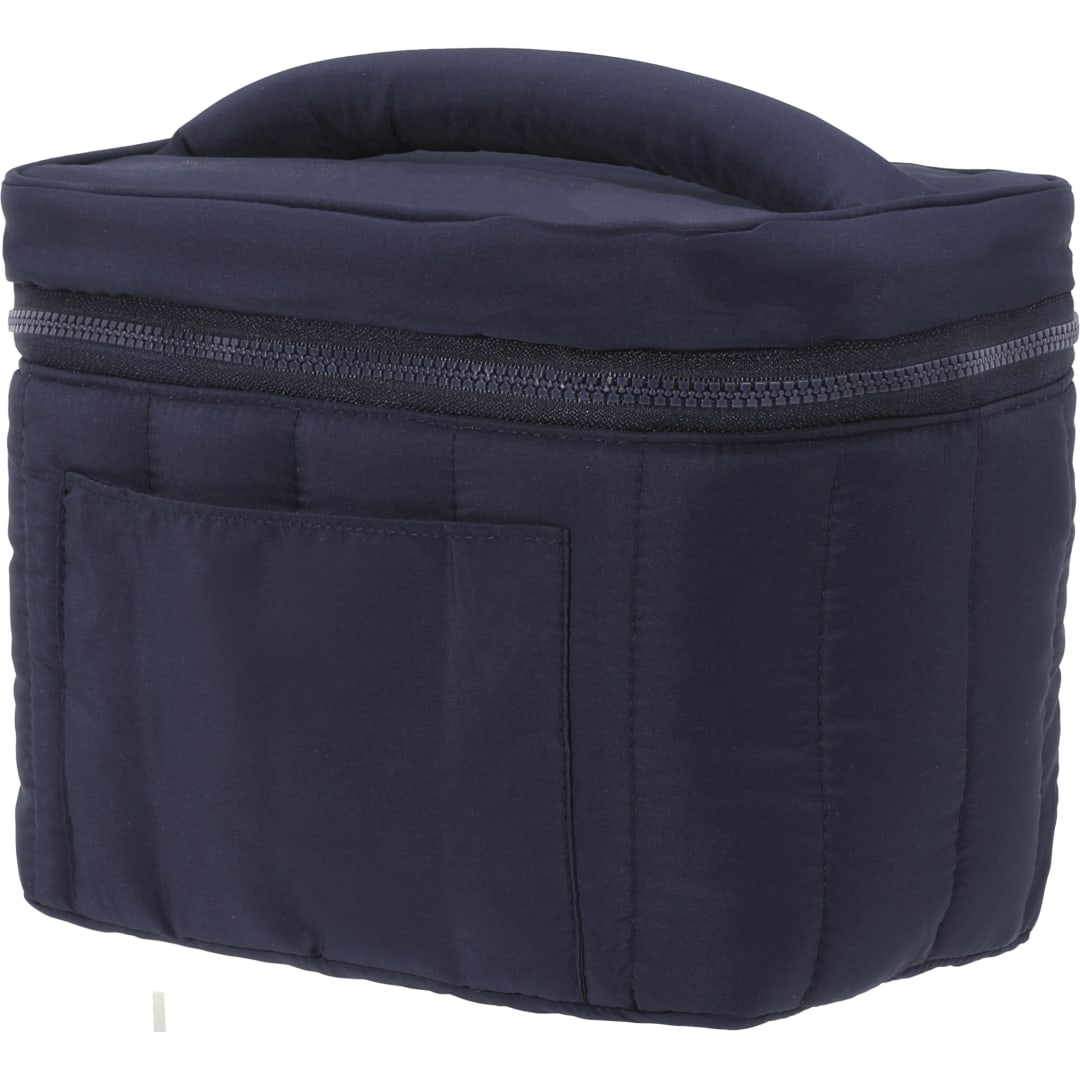 Front View of Blue Puffer Recycled 9 Can Lunch Cooler