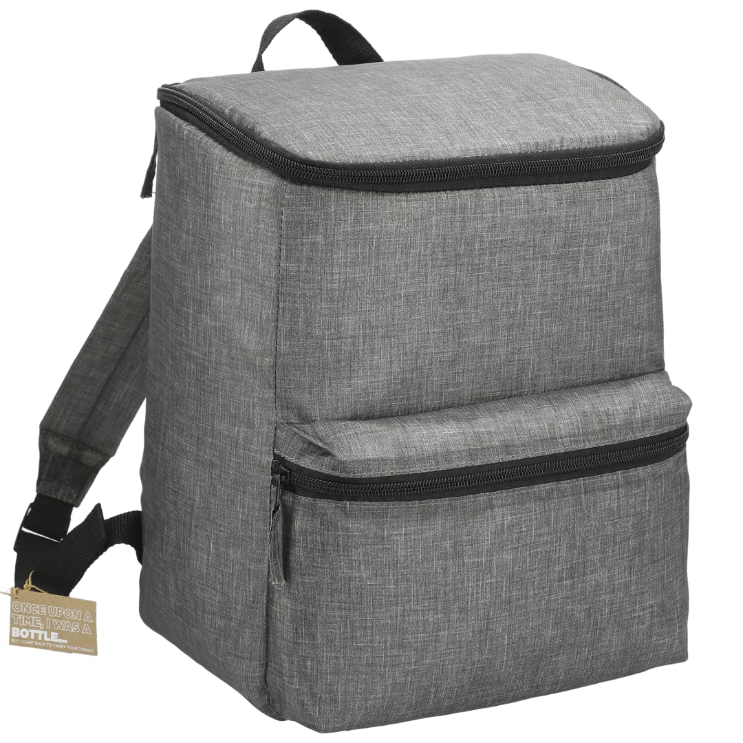 Gray Excursion Recycled 20 Can Backpack Cooler
