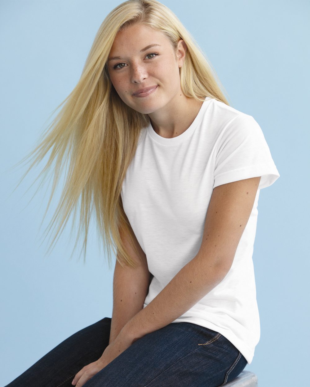 Women's Junior Fit Polyester Sublimation Tee - 1610