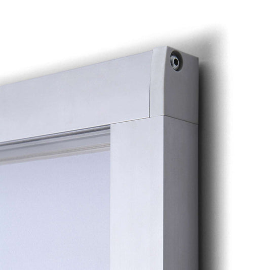 29"W x 40"H Indoor Enclosed Bulletin Board Safety Corner