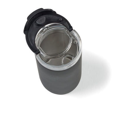 Matte Black Emery 2-in-1 Double Wall Stainless Bottle - 20 Oz.