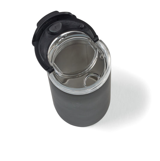 Matte Black Emery 2-in-1 Double Wall Stainless Bottle - 20 Oz.