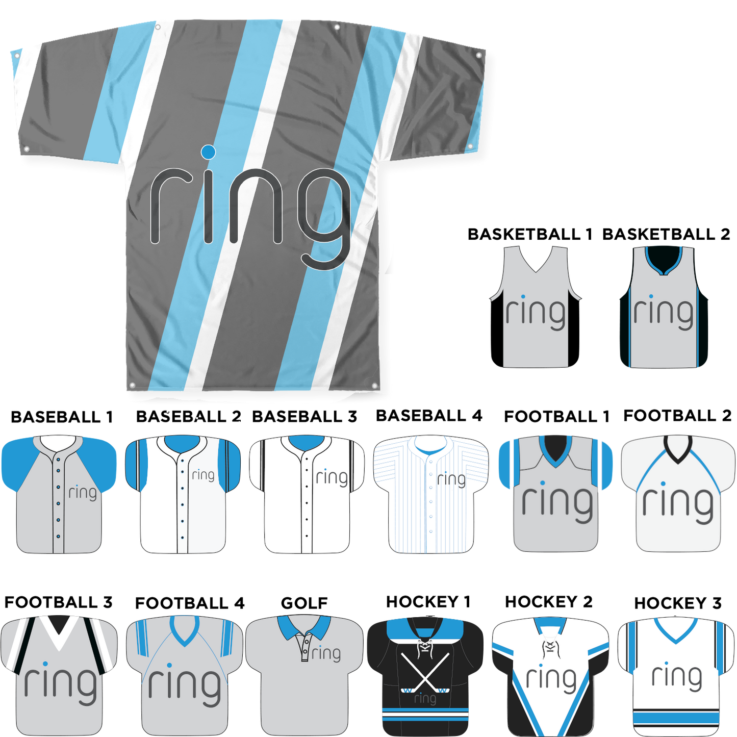 Basketball 1 22" X 23" Jersey Shaped Cooling Towel