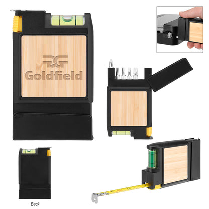 BLKBAM Bruce 7-In-1 Bamboo Multi-Tool Tape Measure