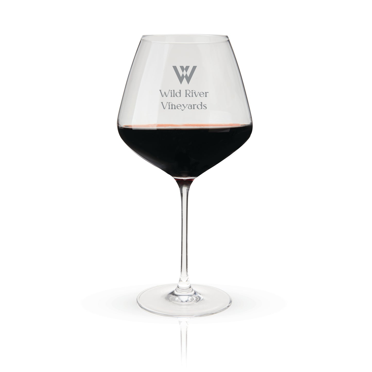 Viski® Reserve Inez Crystal Burgundy Glass