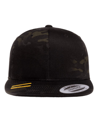 Premium Flat Bill Snapback Cap - 6089M