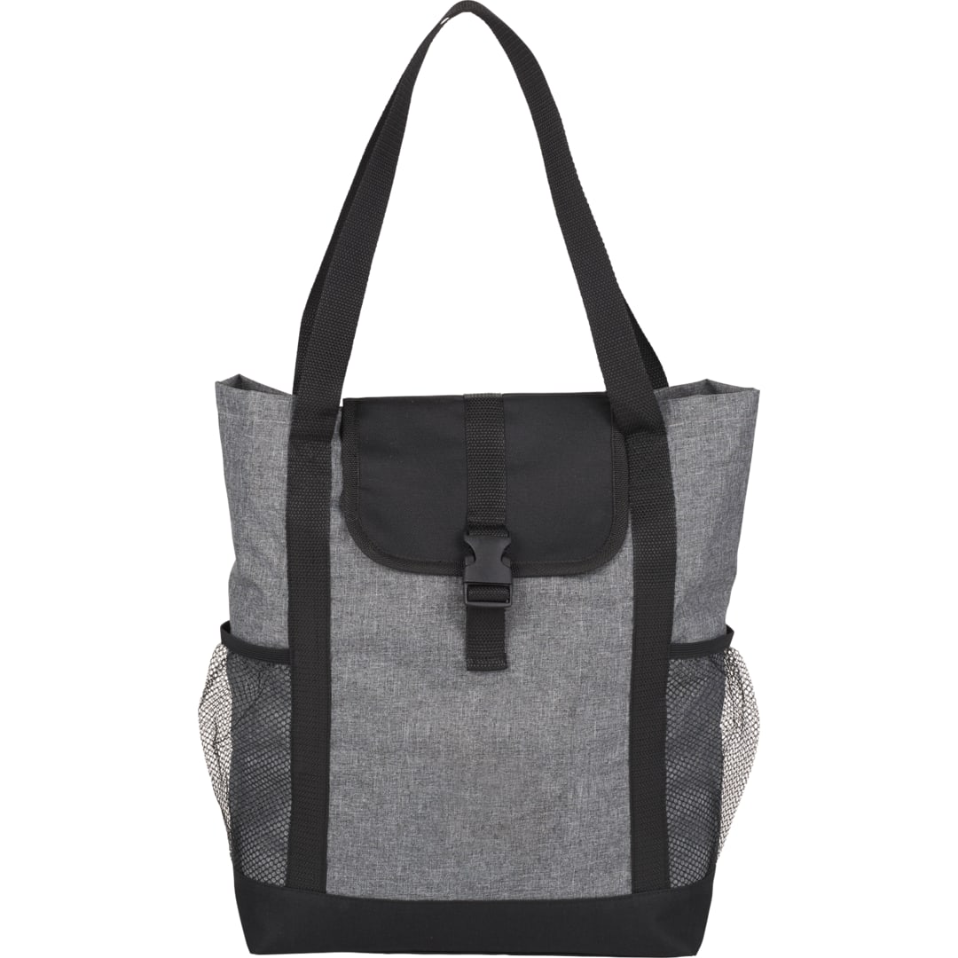 Gray Buckle 11" Tablet Tote