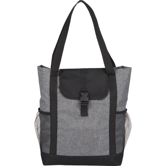 Gray Buckle 11" Tablet Tote