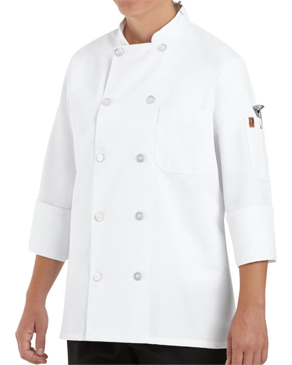 Women's Ten Button Chef Coat - 0401
