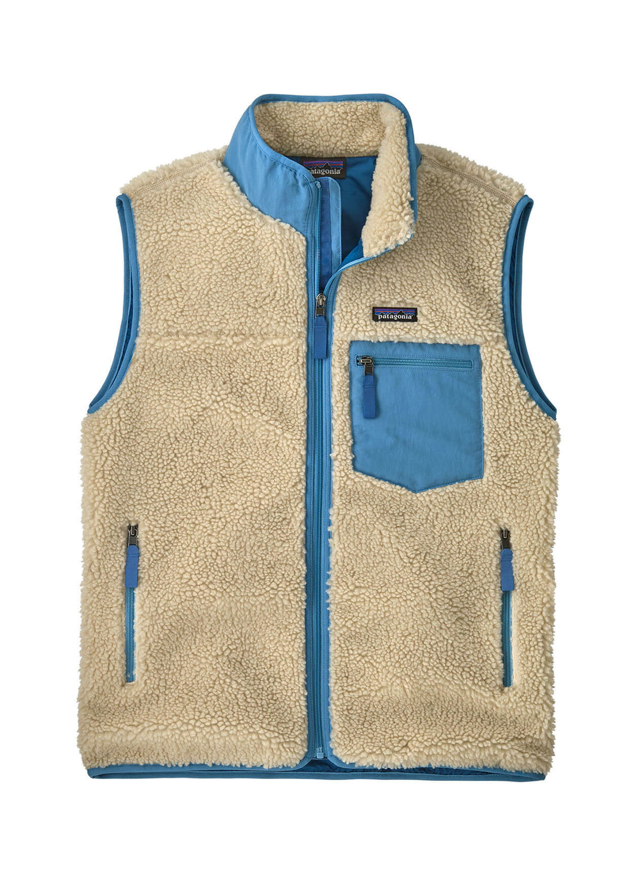 Patagonia Men's Classic Retro-X Vest FA25 - Dark Natural w/Shore Blue - XS