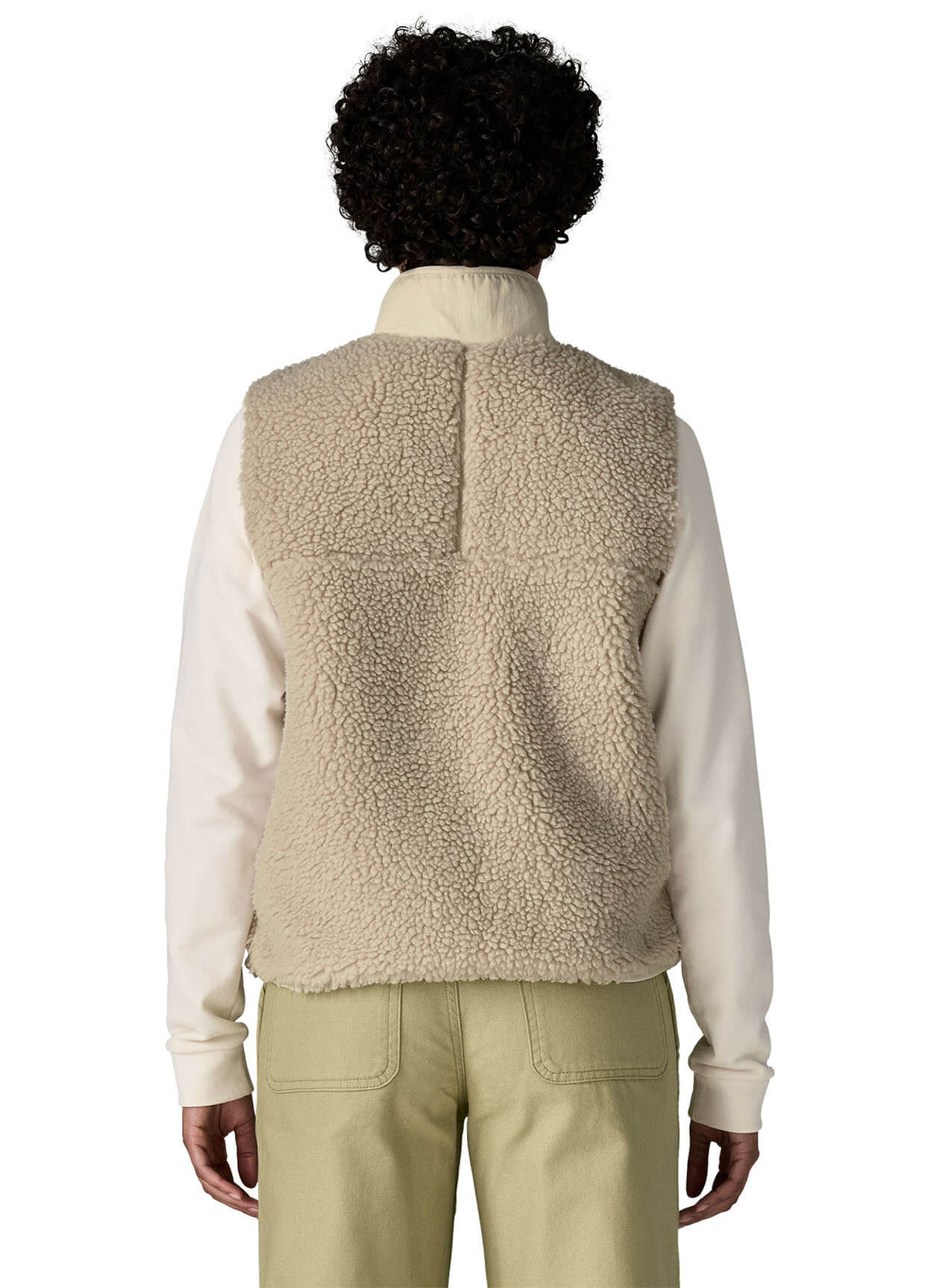 Patagonia Women's Classic Retro-X Vest FA25 - Natural w/Light Violet - XXS