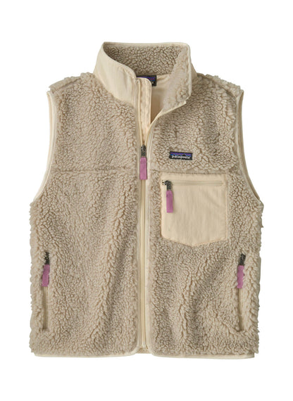Patagonia Women's Classic Retro-X Vest FA25 - Natural w/Light Violet - XXS