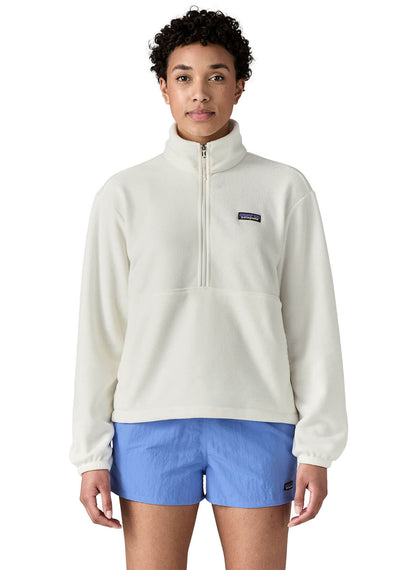 Patagonia Women's Micro D 1/2 Zip Fleece Pullover - Birch White - XXS