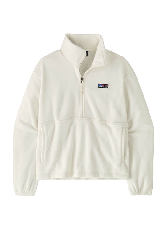 Patagonia Women's Micro D 1/2 Zip Fleece Pullover - Birch White - XXS