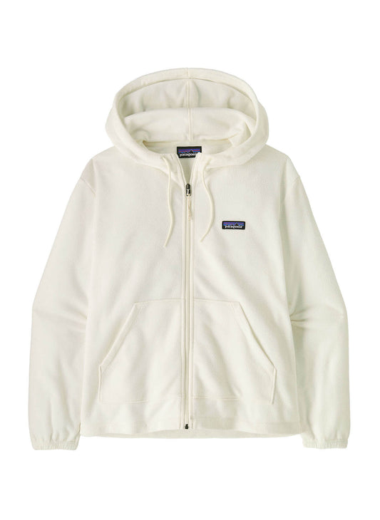 Patagonia Women's Micro D Fleece Hoody - Birch White - XXS
