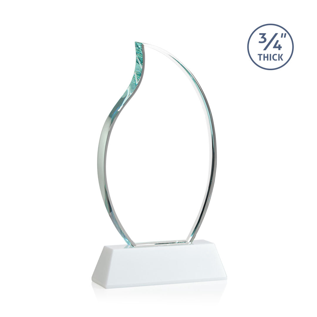 Croydon VividPrint™ Award on Newhaven Base - White