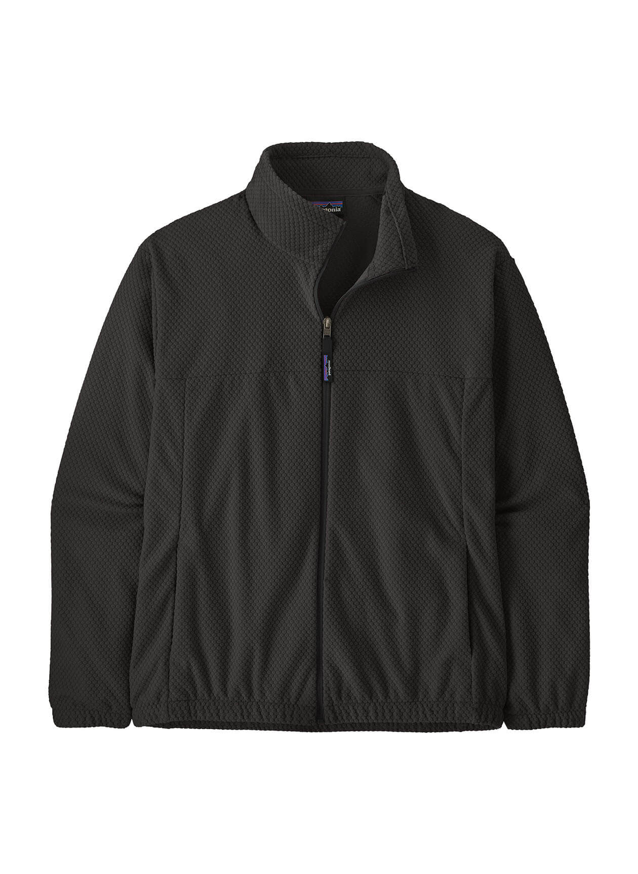 Patagonia Men's Textured Fleece Jacket - Black - XS