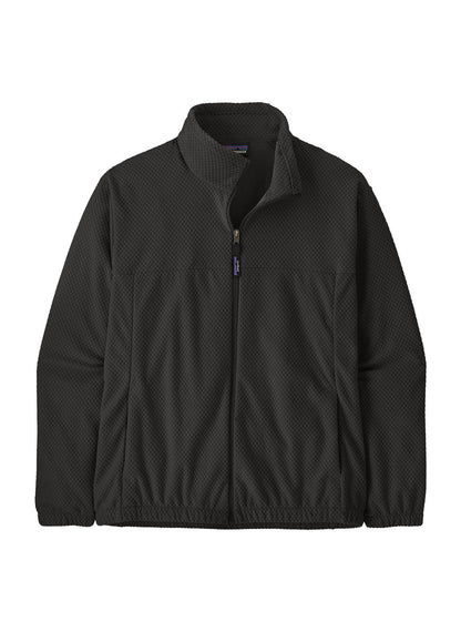 Patagonia Men's Textured Fleece Jacket - Black - XS