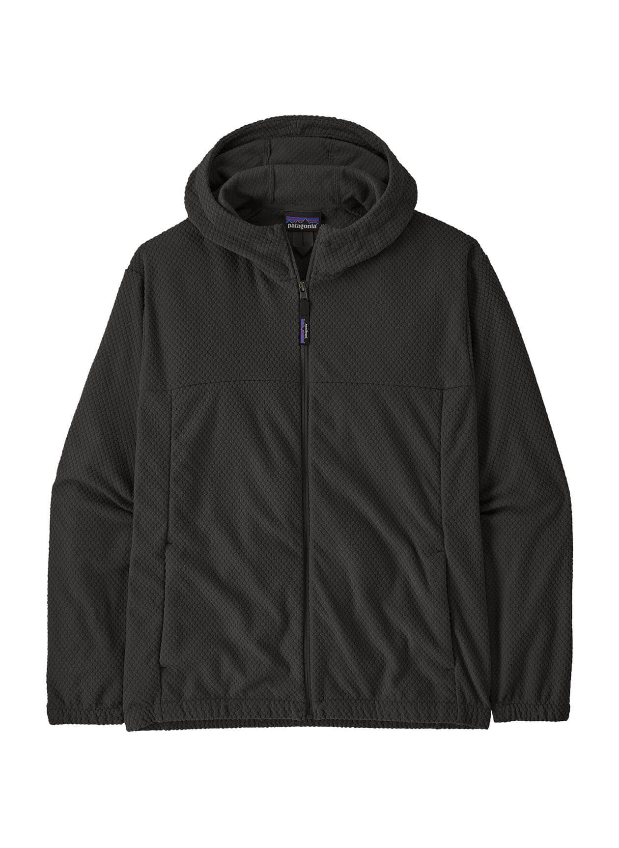 Patagonia Men's Textured Fleece Hoody Jacket - Black - XS